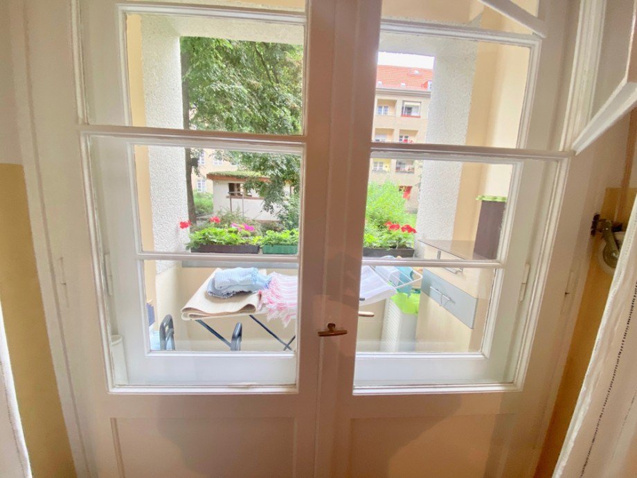 T�r zum Balkon Erdgeschosswohnung Berlin