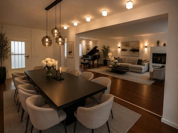 Stimmungsvoll KI generiert Bungalow Marl