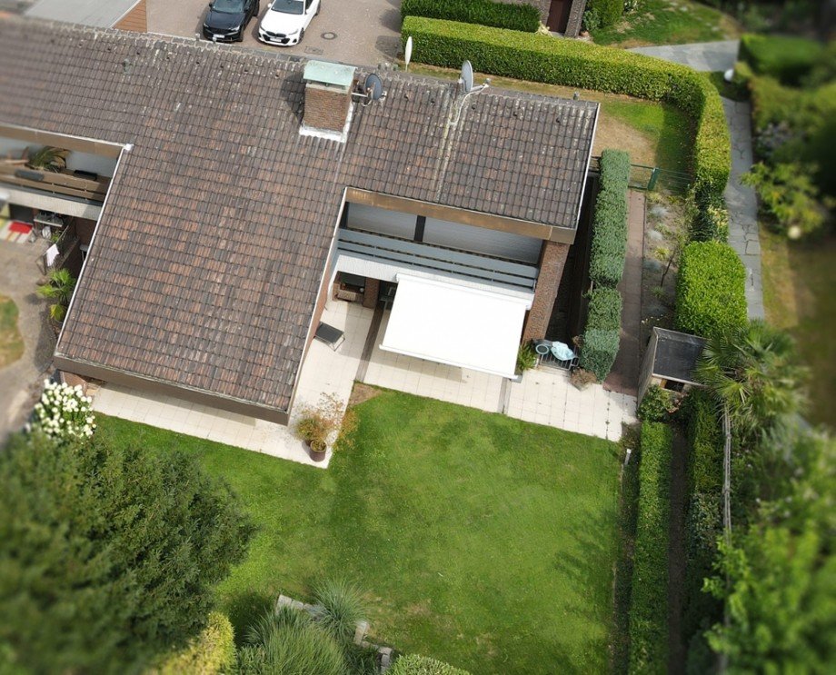 Luftbild Garten Einfamilienhaus Marl / Polsum