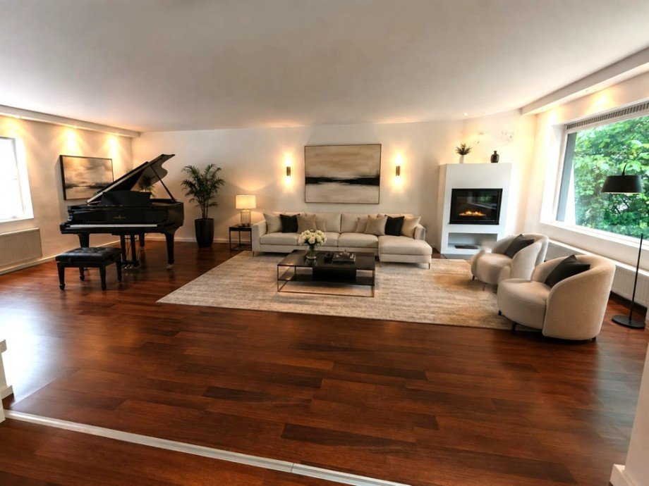 Wohnraum KI generiert Bungalow Marl